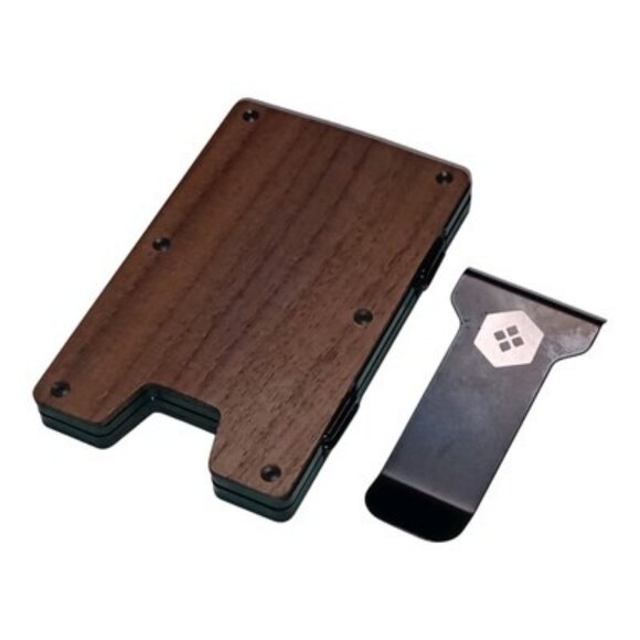 Sorax Minimalist Slim Wallet RFID Blocking Faux Wood - Picture 14 of 16